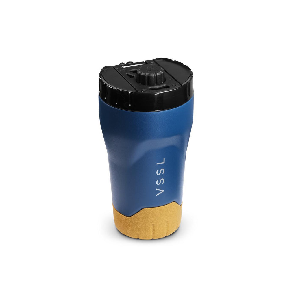 VSSL Rift Insulated Tumbler, 10 oz Laser Engraving - Pacific Blue - View 3