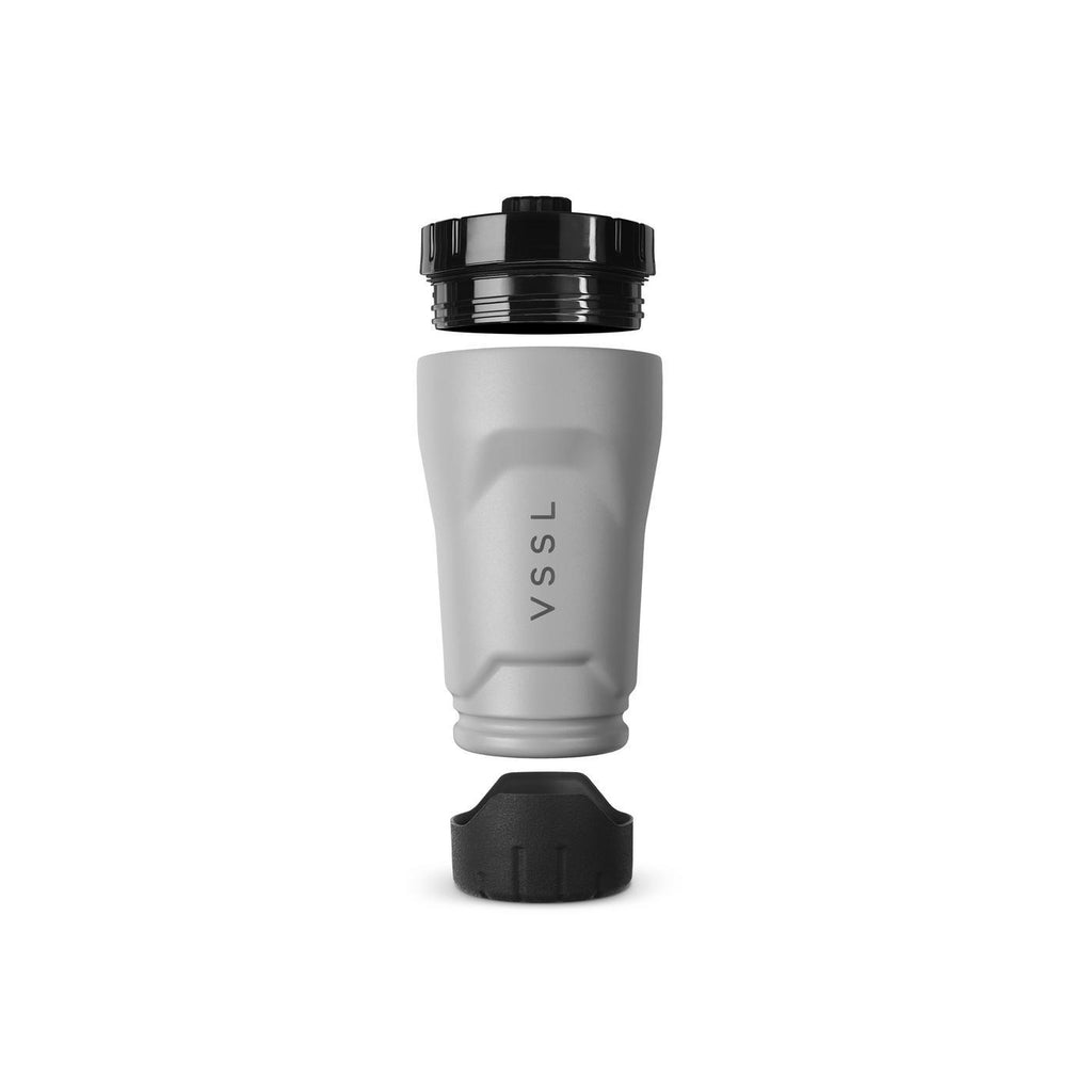 VSSL Rift Insulated Tumbler, 10 oz Laser Engraving - Stone - View 4