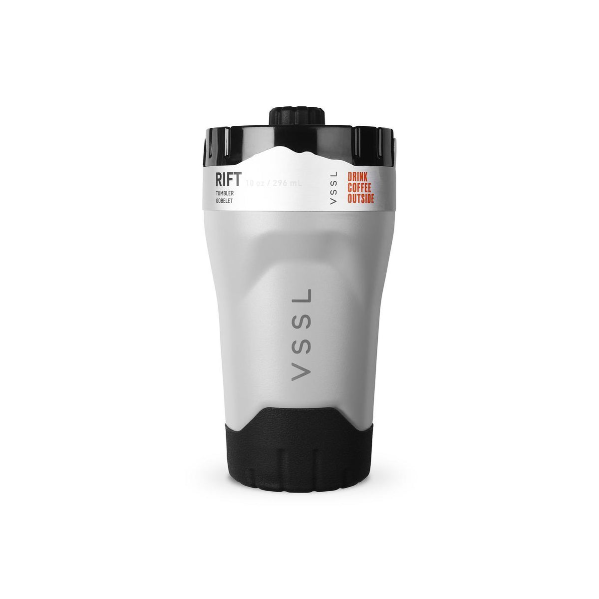 VSSL Rift Insulated Tumbler, 10 oz Laser Engraving - Stone - View 7