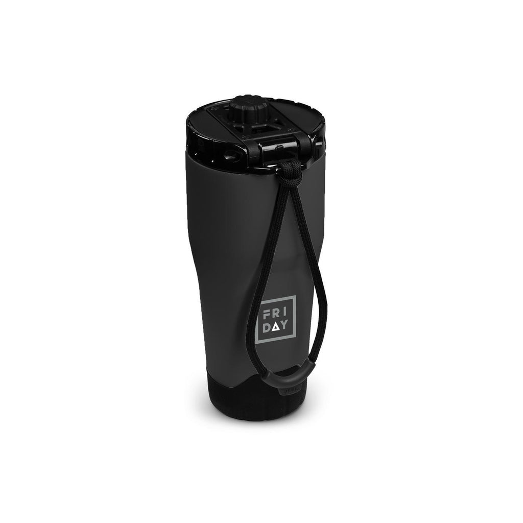 VSSL Rift Insulated Tumbler, 16 oz Laser Engraving - Black - View 2