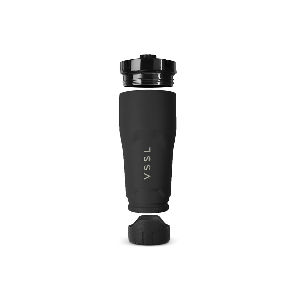 VSSL Rift Insulated Tumbler, 16 oz Laser Engraving - Black - View 4