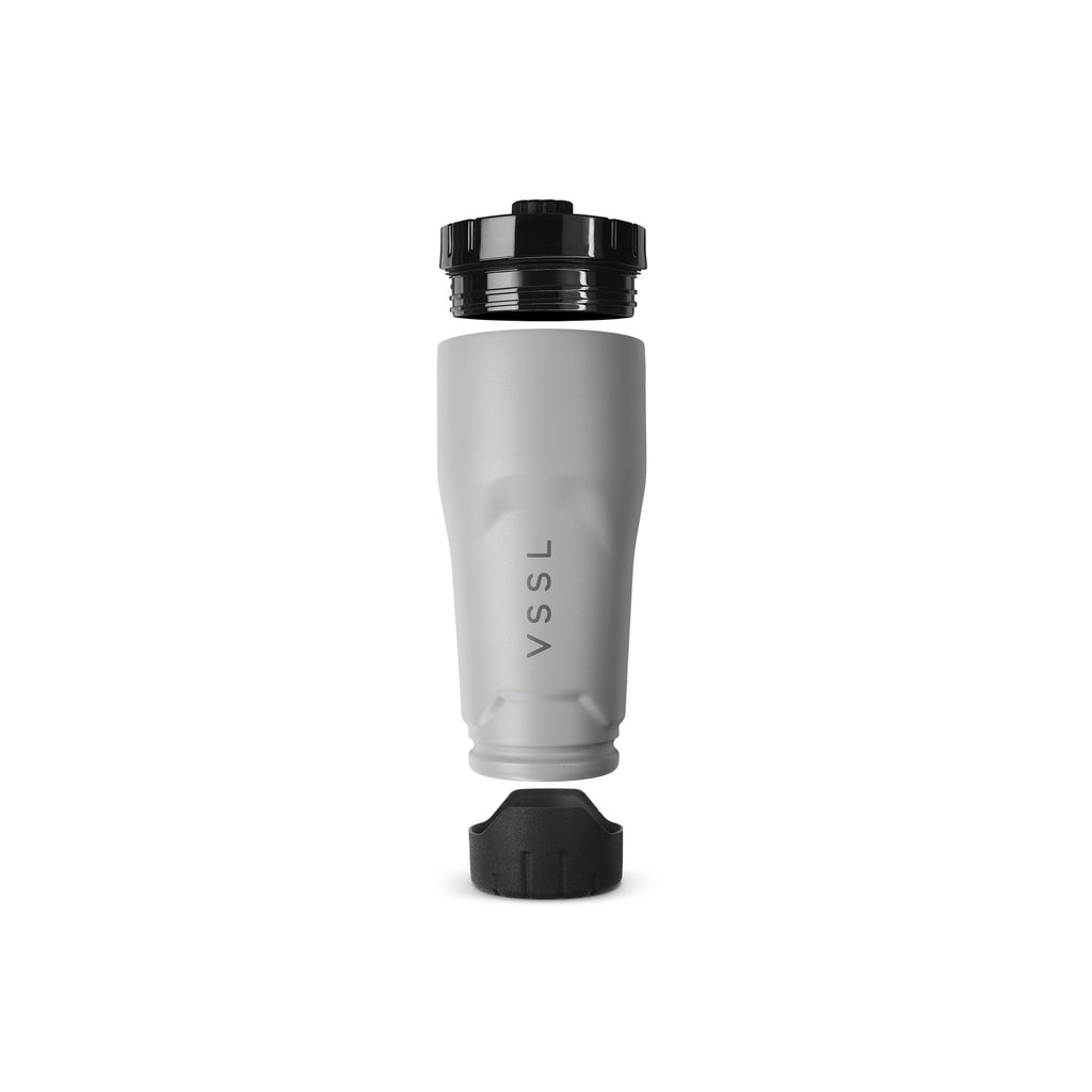 VSSL Rift Insulated Tumbler, 16 oz Laser Engraving - Stone - View 4