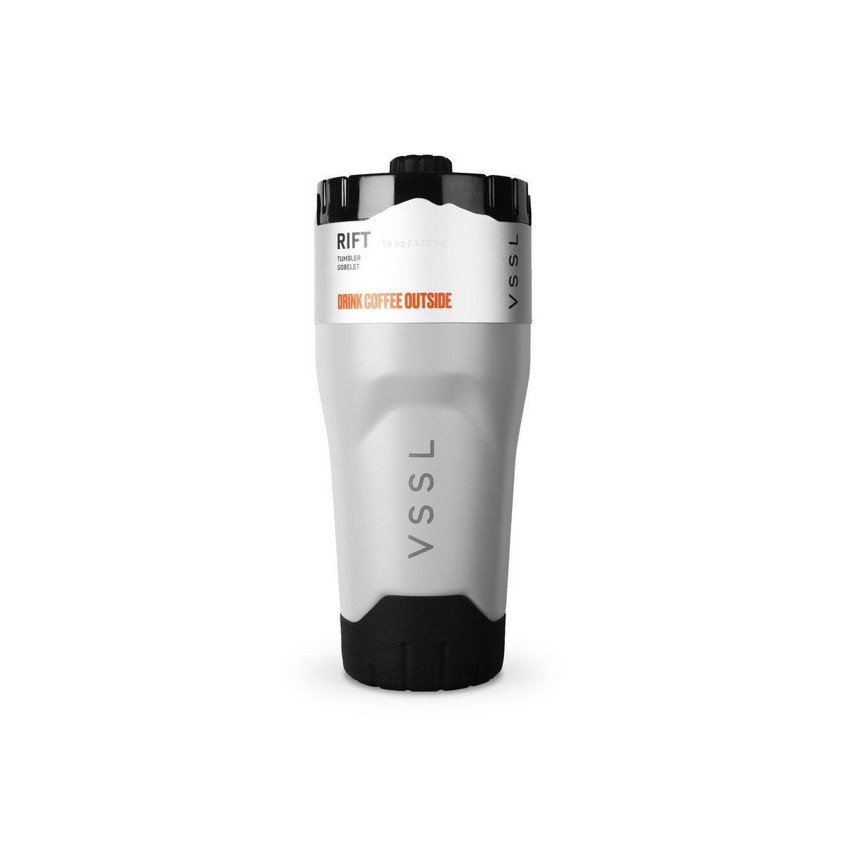 VSSL Rift Insulated Tumbler, 16 oz Laser Engraving - Stone - View 7