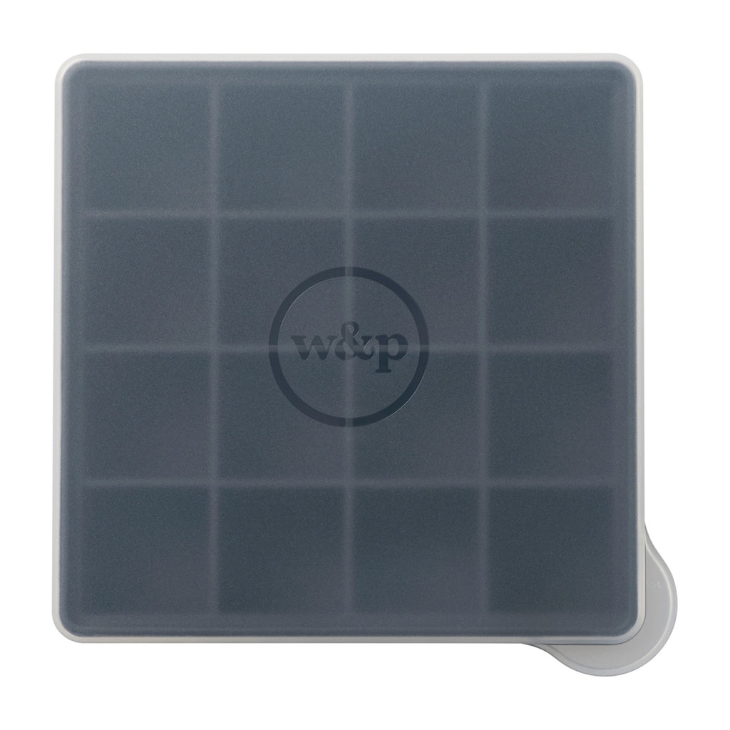 W&P Mini Ice Cube Tray with Storage Box, 48 Cubes Laser Engraving - Charcoal - View 3