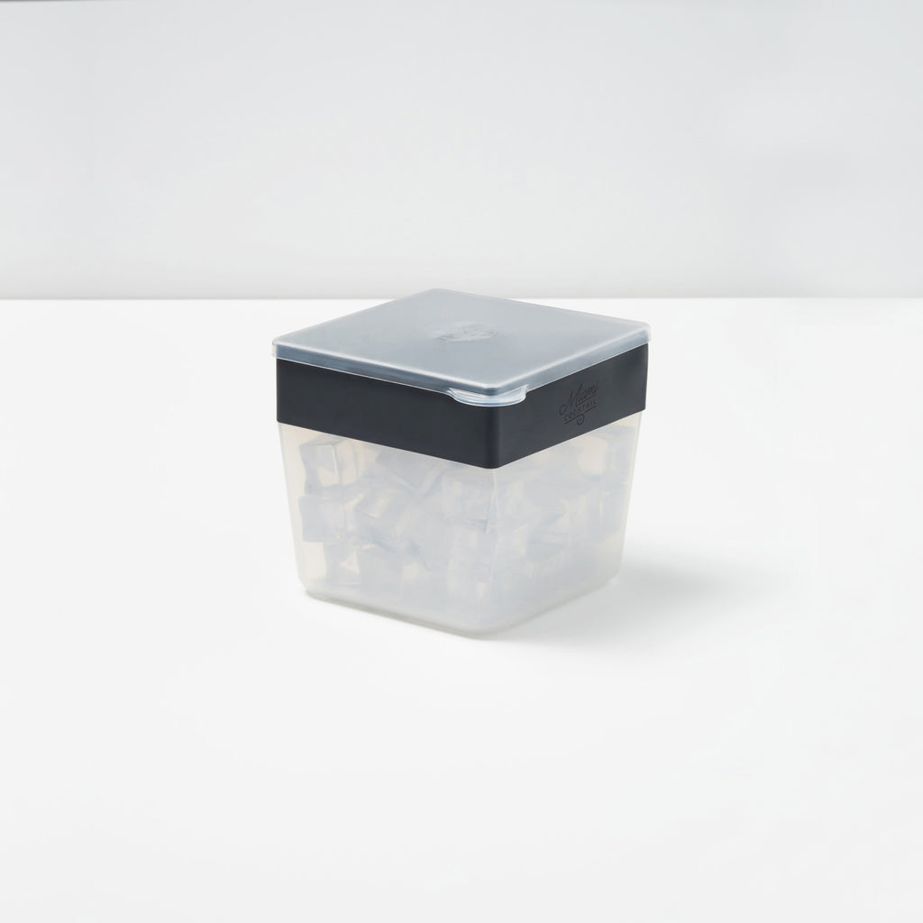 W&P Mini Ice Cube Tray with Storage Box, 48 Cubes Laser Engraving - Charcoal - View 5