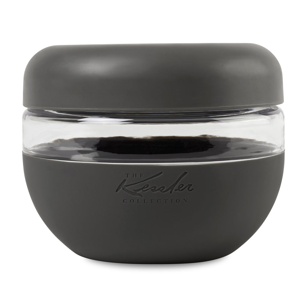 W&P Seal Tight Bowl with Screw-Top Lid, 16 oz Laser Engraving - Charcoal - View 1