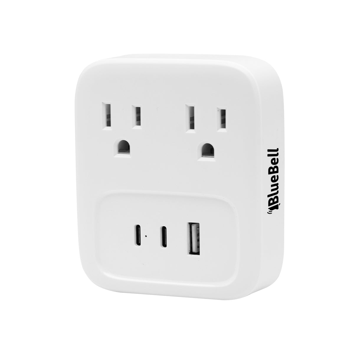 Wall Adapter with Type-C - White - Pad Print