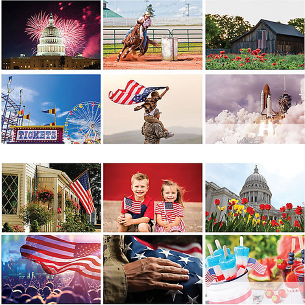 Wall Calendar, Stapled, American Glory - American Glory Stapled Wall Calendar