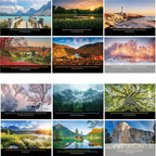 Wall Calendar with a Spiral, Inspirations - Inspirations Spiral Wall Calendar
