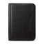 Wall Street Tech Padfolio with Gusseted File Pocket Embroidery - Black - View 1