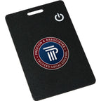 Wallet Tracker Card for Apple Find My, Rechargeable Full Color - Black - Front