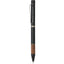 Walnut and Recycled Aluminum Twist Pen Laser Engraving - Black - Front