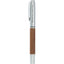 Walnut Executive Rollerball Pen in Recycled Brass Laser Engraving - Wood - Front
