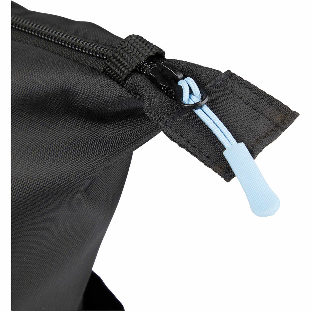 Wander and Roam Packable Travel Tote in Recycled Ripstop - Black - Detail