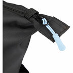 Wander and Roam Packable Travel Tote in Recycled Ripstop - Black - Detail