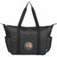 Wander and Roam Packable Travel Tote in Recycled Ripstop - Black - Front