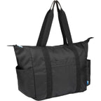 Wander and Roam Packable Travel Tote in Recycled Ripstop - Black - Right Angle