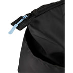 Wander and Roam Packable Travel Tote in Recycled Ripstop Embroidery - Black - Detail 5