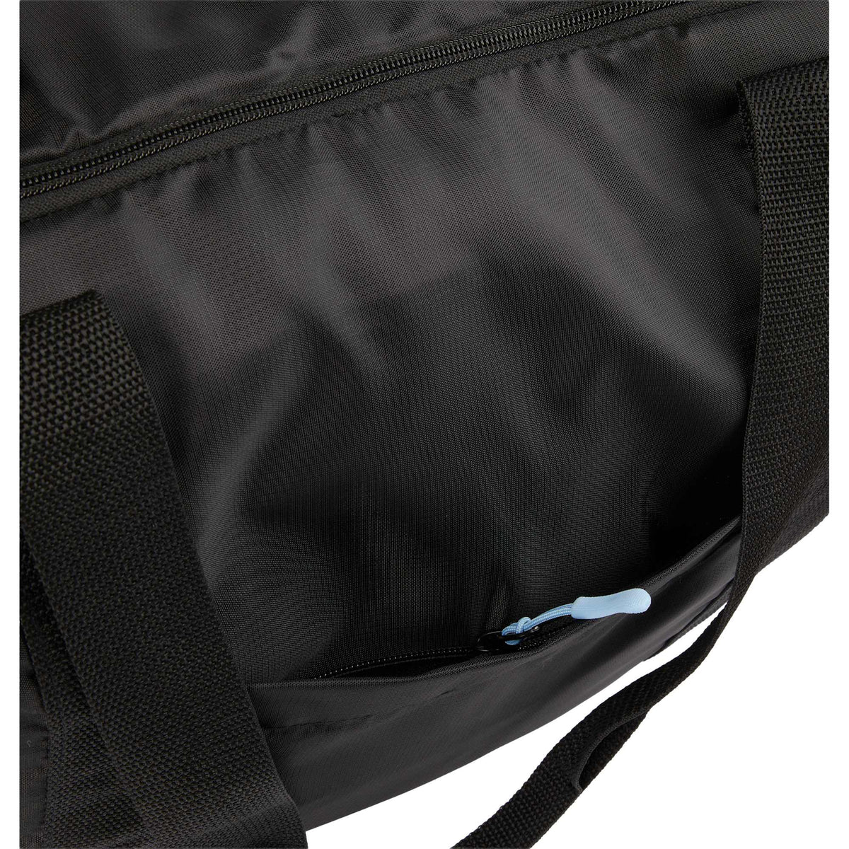 Wander and Roam Packable Travel Tote in Recycled Ripstop Embroidery - Black - Detail 6