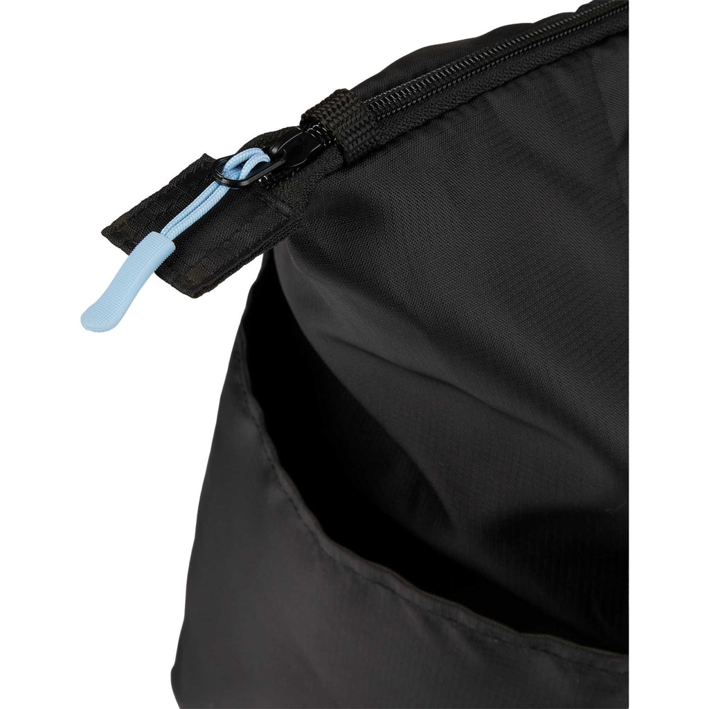Wander and Roam Packable Travel Tote in Recycled Ripstop Transfer - Black - Detail 5