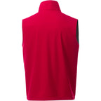 Warlow Waterproof Softshell Vest for Men Embroidery - Team Red - Back Flat