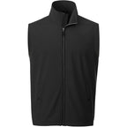 Warlow Waterproof Softshell Vest for Men Transfer - Black - Front Flat