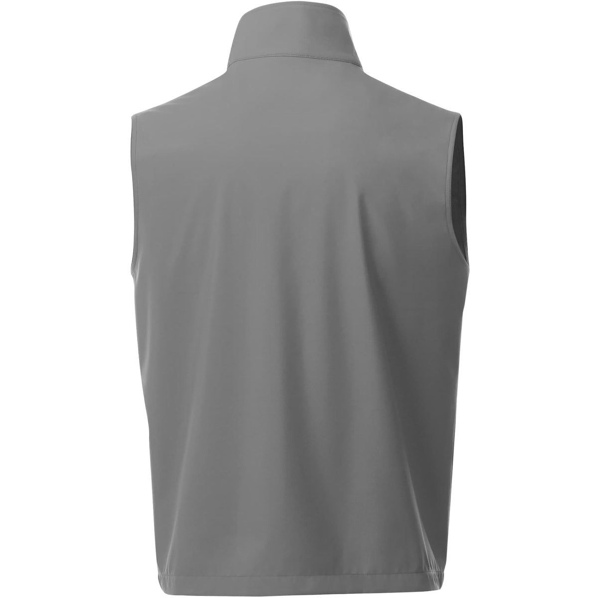 Warlow Waterproof Softshell Vest for Men Transfer - Quarry - Back Flat