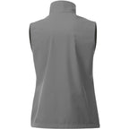 Warlow Waterproof Softshell Vest for Women Laser Engraving - Quarry - Back Flat