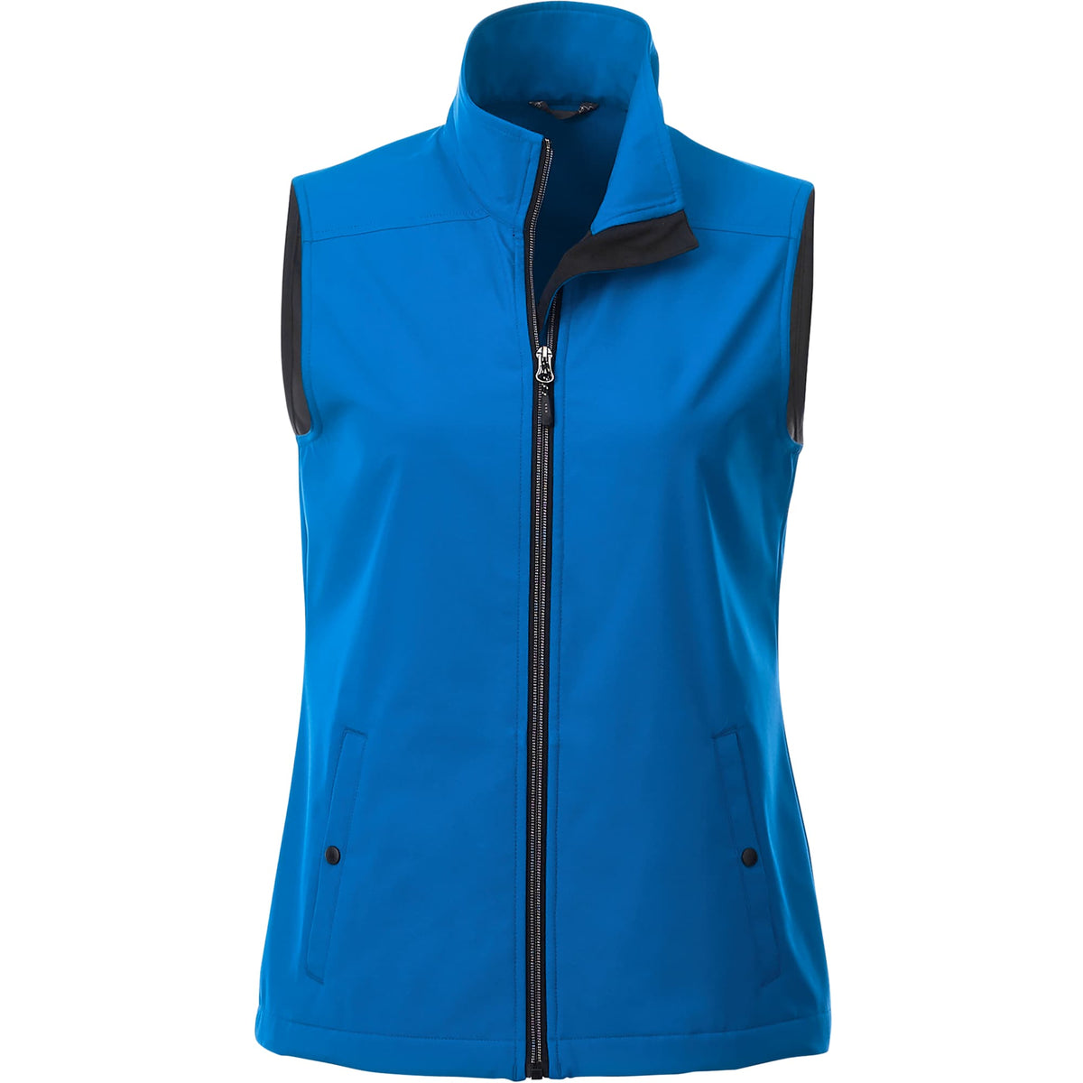 Warlow Waterproof Softshell Vest for Women Transfer - Olympic Blue - Front Flat