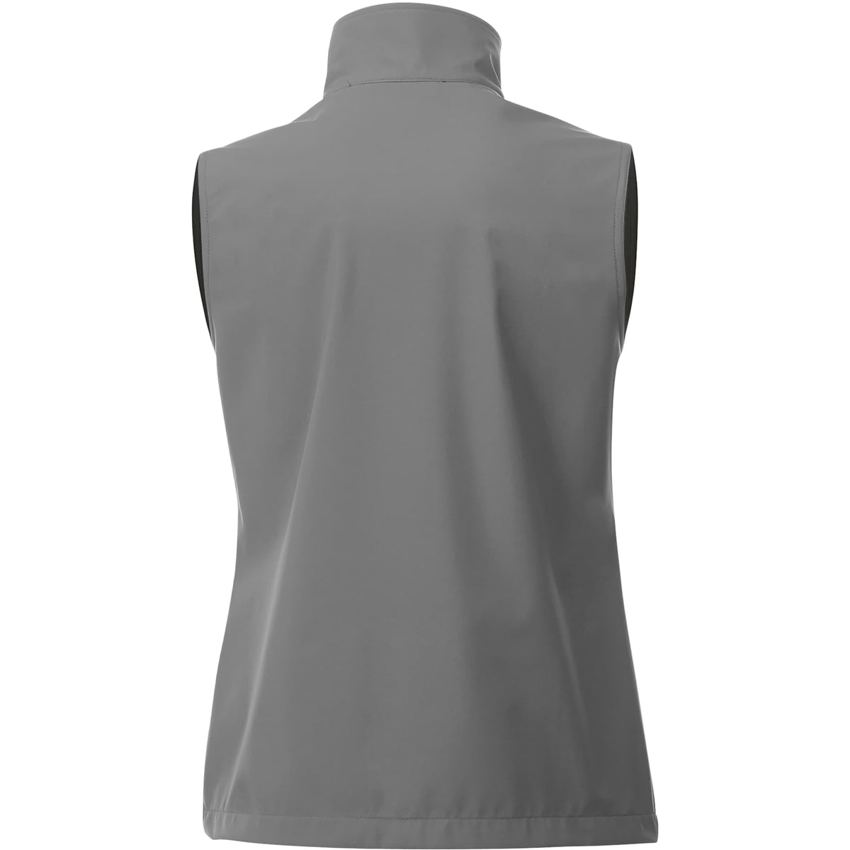 Warlow Waterproof Softshell Vest for Women Transfer - Quarry - Back Flat