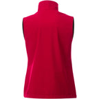 Warlow Waterproof Softshell Vest for Women Transfer - Team Red - Back Flat