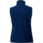 Warlow Waterproof Softshell Vest for Women Transfer - Vintage Navy - Back Flat