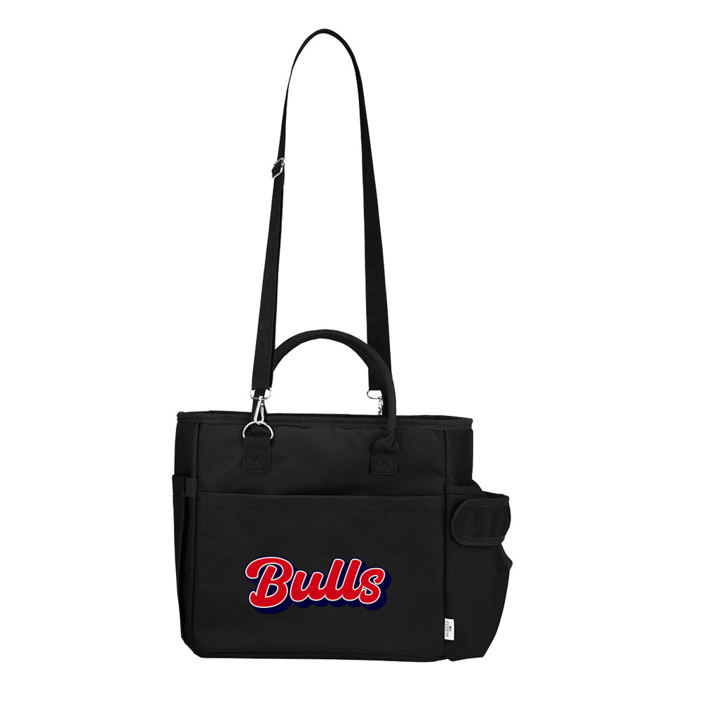 Warren Cooler Tote Bag for 16 Cans Embroidery - Black - Colorbrite