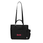 Warren Cooler Tote Bag for 16 Cans Embroidery - Black - Embroidery