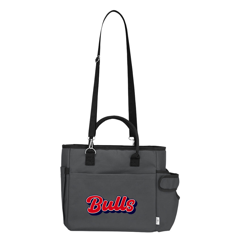 Warren Cooler Tote Bag for 16 Cans Embroidery - Gray - Colorbrite
