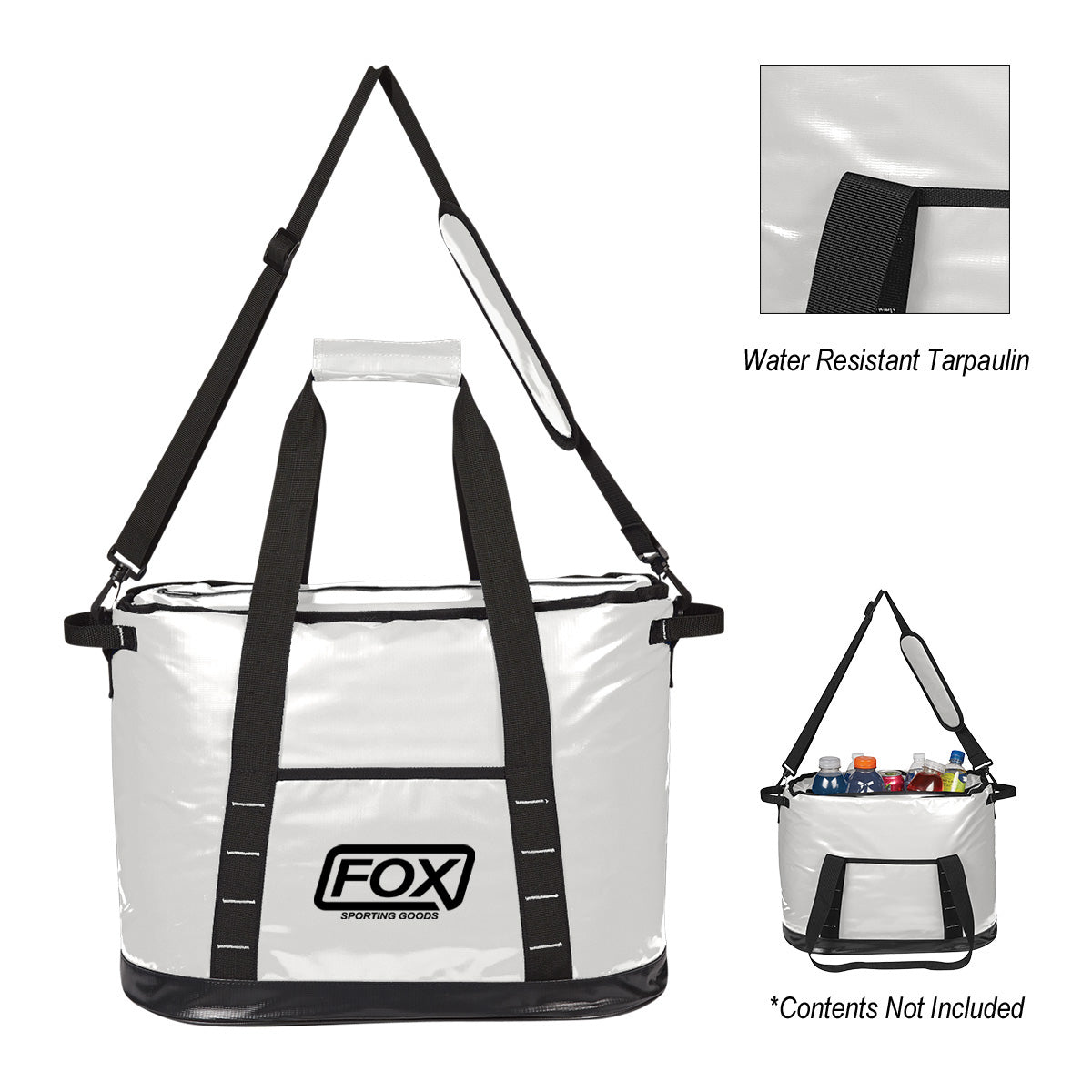 Water-Resistant Cooler Bag, Rugged - Silk Screen