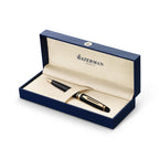 Waterman Expert Ballpoint Pen in a Luxury Gift Box - Black - Gold Trim - View 2