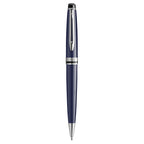 Waterman Expert Ballpoint Pen in a Luxury Gift Box - Blue - Chrome Trim - View 2