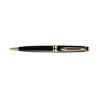 Waterman Expert Ballpoint Pen in a Luxury Gift Box Laser Engraving - Black - Gold Trim - View 3