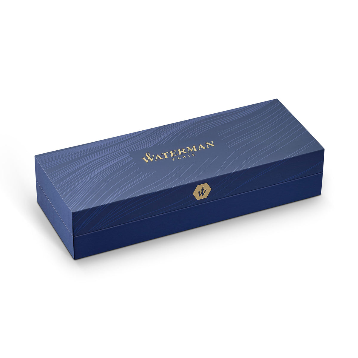 Waterman Expert Ballpoint Pen in a Luxury Gift Box Laser Engraving - Black - Gold Trim - View 4