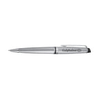 Waterman Expert Ballpoint Pen in a Luxury Gift Box Laser Engraving - Stainless Steel - Silver Trim - View 1