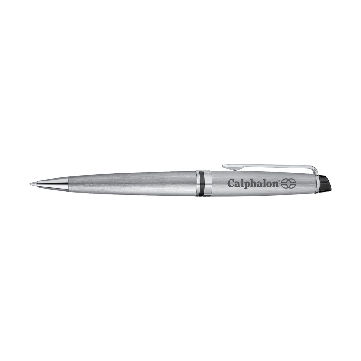 Waterman Expert Ballpoint Pen in a Luxury Gift Box - Stainless Steel - Silver Trim - View 1