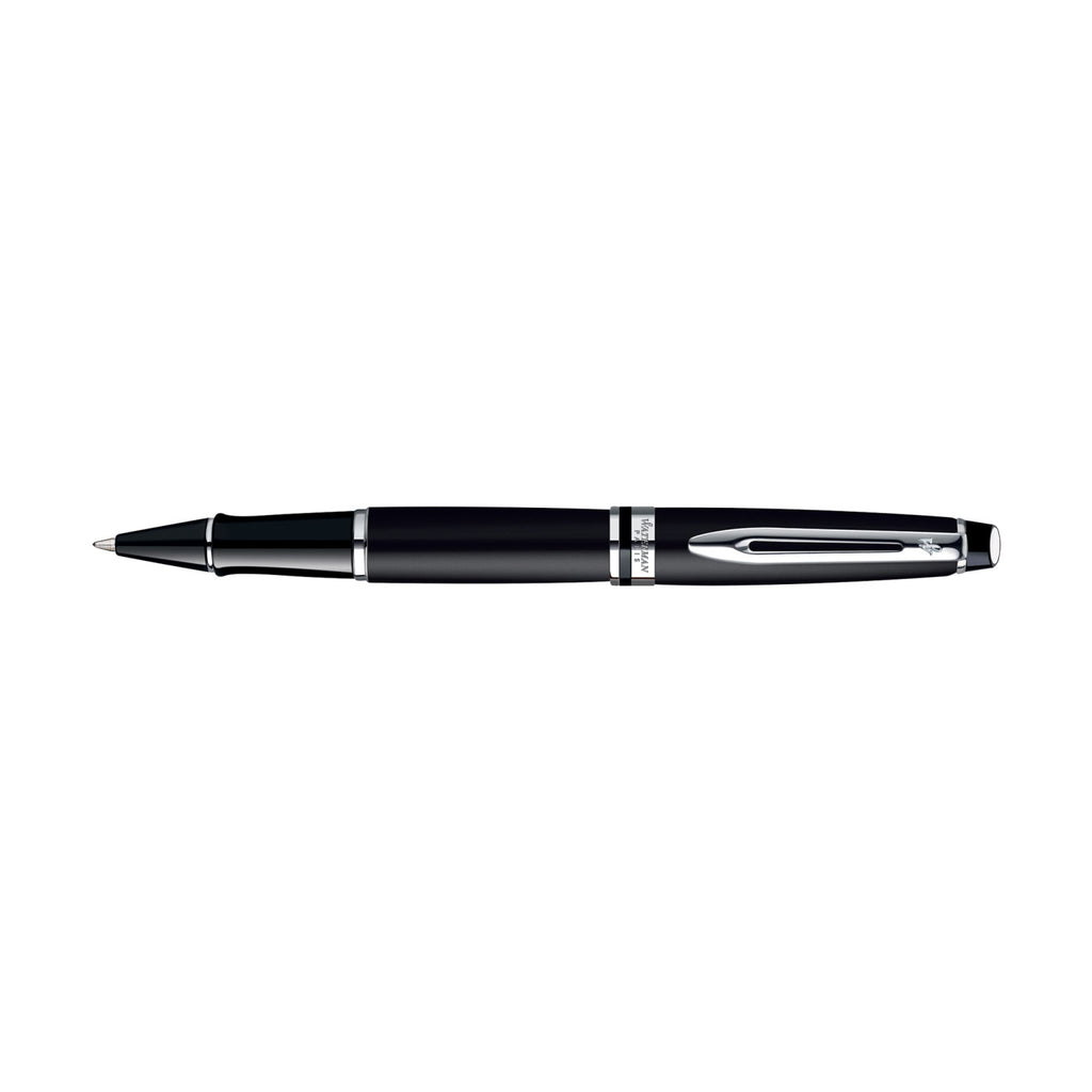 Waterman Expert Rollerball Pen, Matte Black - Black Matte - Silver Trim - View 2