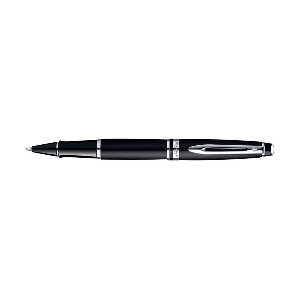 Waterman Expert Rollerball Pen, Matte Black - Black Matte - Silver Trim - View 2