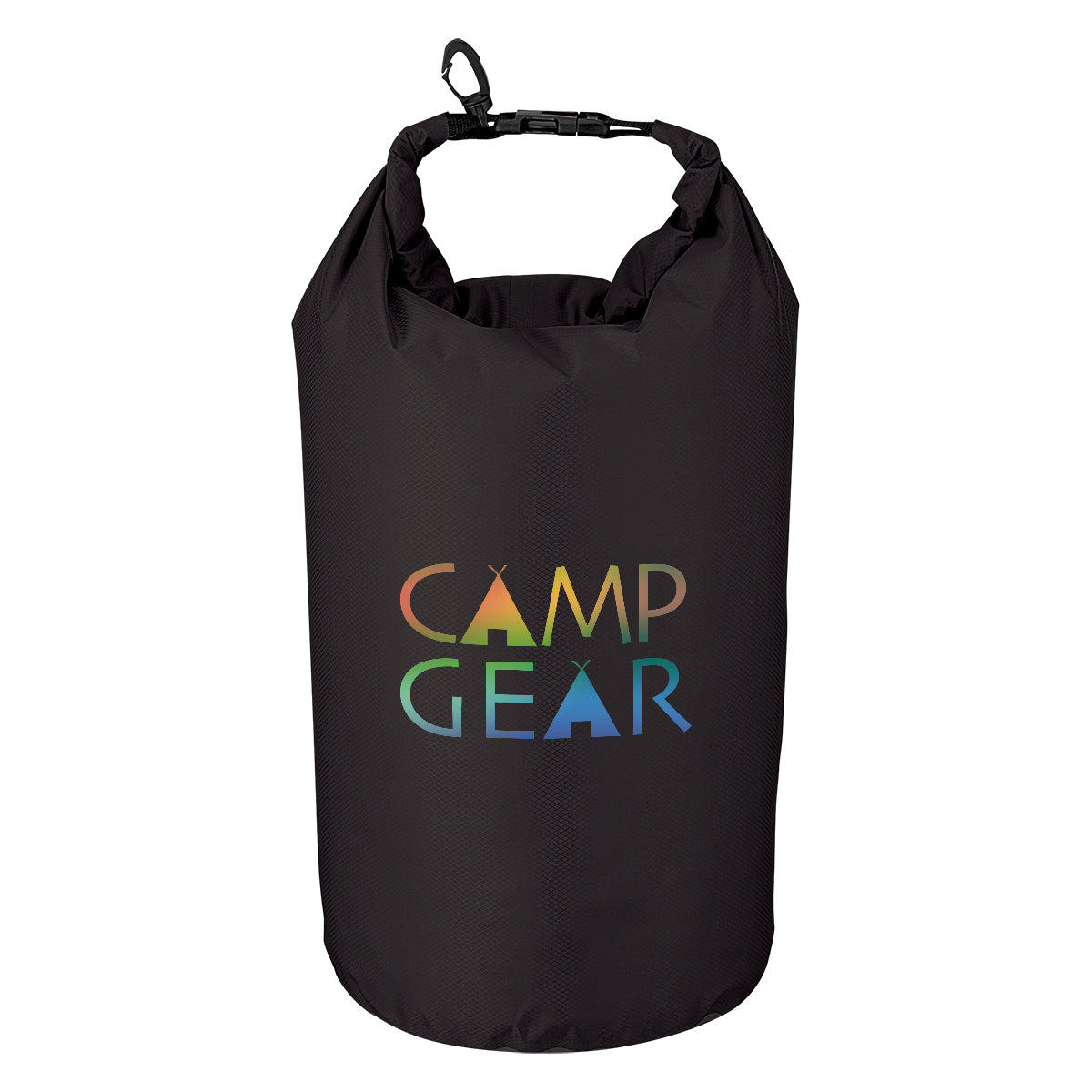 Waterproof Dry Bag, Large - Black - Colorbrite