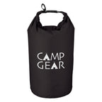 Waterproof Dry Bag, Large - Black - Silk Screen