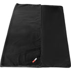 Waterproof Fleece Outdoor Blanket with Pouch, Oversized Transfer - Black - Photo 3