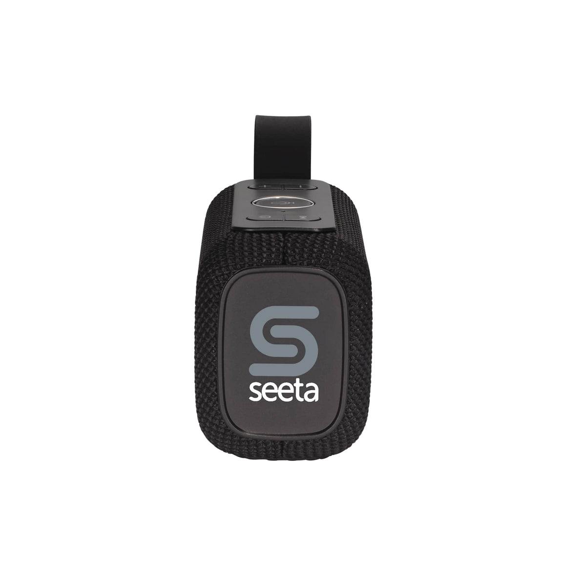 Waterproof Outdoor Speaker with Aux Cable, 5W - Black - Front