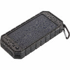 Waterproof Solar Power Bank with 15W Wireless Charging, 10,000 mAh Full Color - Black - Detail 2