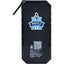 Waterproof Solar Power Bank with 15W Wireless Charging, 10,000 mAh Full Color - Black - Front